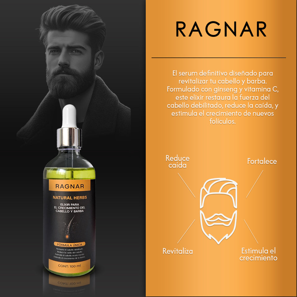 🔥 EL PACK DEL ALFA: PERFUME CON FEROMONAS 💥  + BARBA DE IMPACTO CON RAGNAR 💪🔥 2 Productos en 1🔥