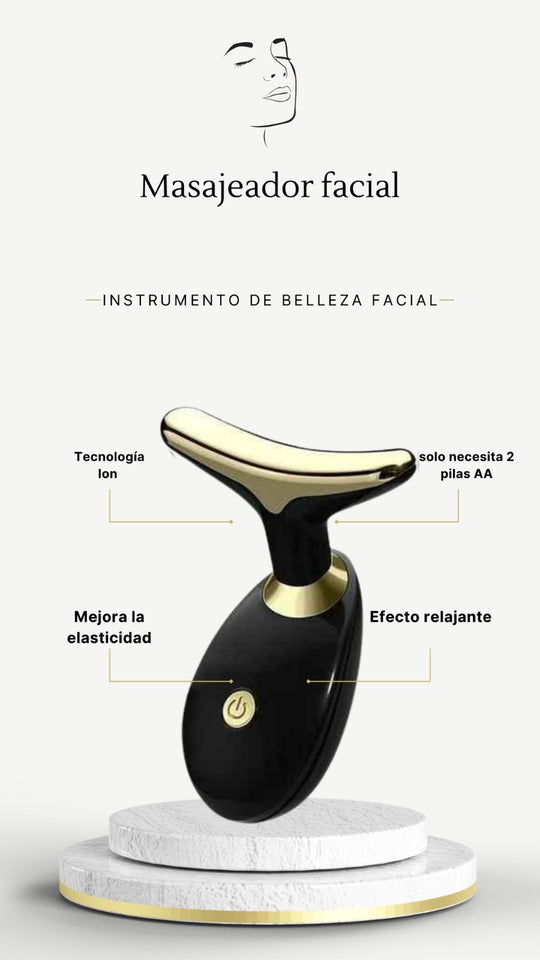 🌟 PACK PIEL RADIANTE: MASAJEADOR FACIAL + CREMA ACLARANTE  50 G🌟